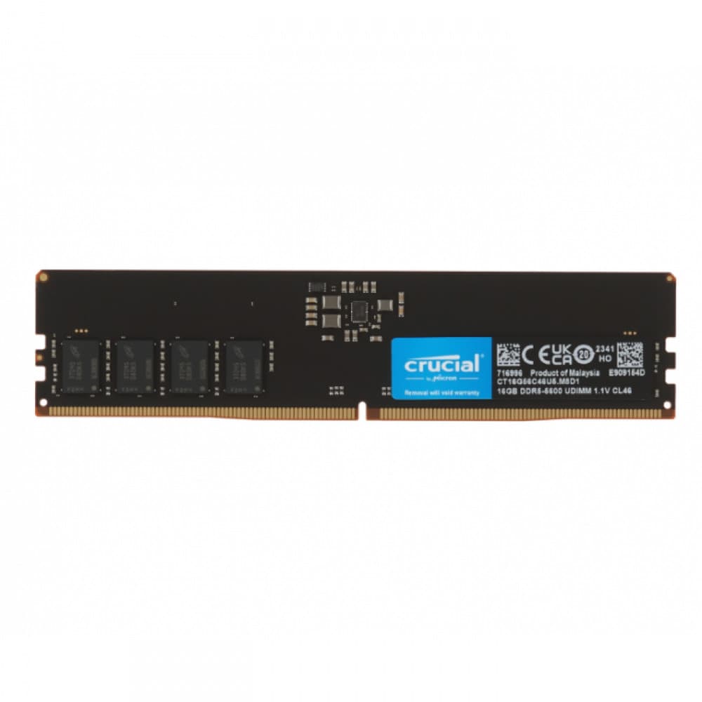 ОЗУ Crucial CP16G56C46U5 DIMM, DDR5, 16 Гб, 5600 МГц