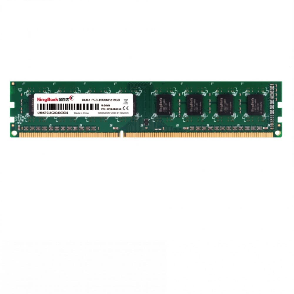 ОЗУ KingBank KDUN K5.01.FP034C4001 DIMM, DDR3, 8 Гб, 1600 МГц
