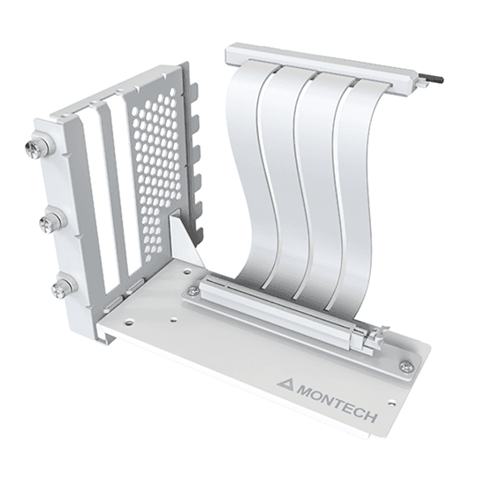 Вертикальный держатель видеокарты Montech VGM2 (W) PCIe 5.0x16/Up to 3 PCIe Slots/244mm Белый