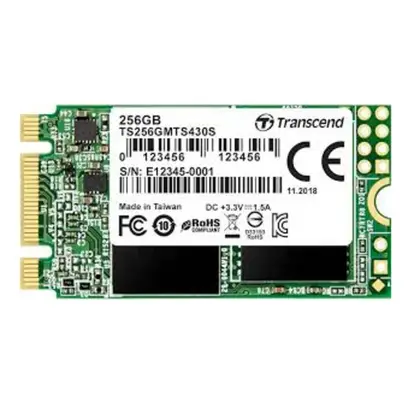 Жесткий диск Transcend 256GB M.2 SSD MTS 430 series TS256GMTS430S SSD (твердотельные), 256 ГБ, M.2, SATA