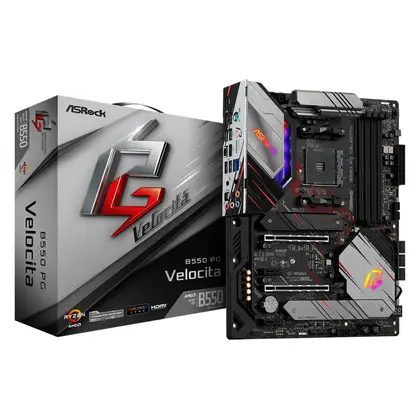 Материнская плата ASRock B550 PG Velocita B550 PG VELOCITA ATX, AMD AM4
