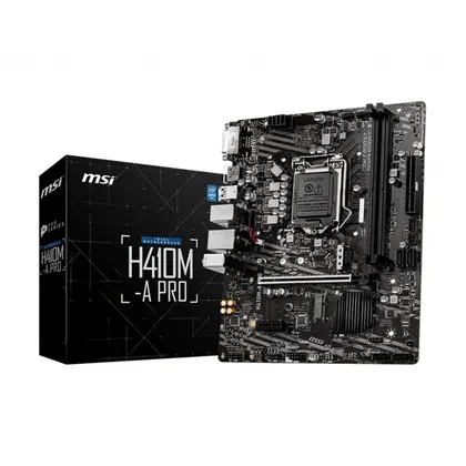 Материнская плата MSI H410M-A PRO Micro-ATX, LGA 1200