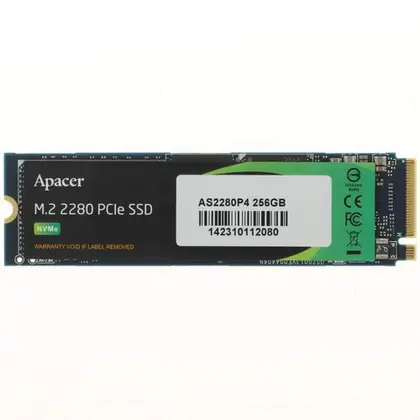 Жесткий диск Apacer AS2280P4 AP256GAS2280P4-1 SSD (твердотельные), 256 ГБ, M.2, PCIe
