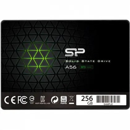 Жесткий диск Silicon Power A56 SP256GBSS3A56B25 SSD (твердотельные), 256 ГБ, 2.5 дюйма, SATA