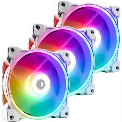 Система охлаждения ID-Cooling ID-FAN-ZF-12025-ARGB-TRIO-SNOW Для системного блока