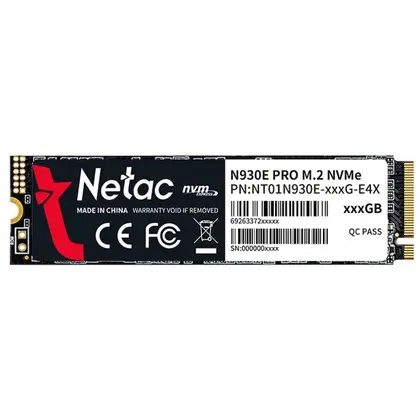 Жесткий диск Netac N930E Pro Series NT01N930E-256G-E4X SSD (твердотельные), 256 ГБ, M.2, PCIe