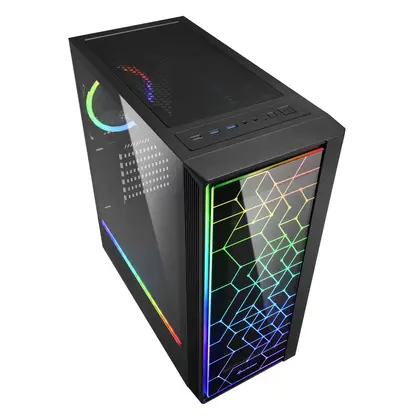 Корпус Sharkoon RGB LIT100 Mid-Tower