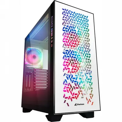 Корпус Sharkoon ELITE SHARK CA300H WHITE ELITE SHARK CA300H Wh Mid-Tower