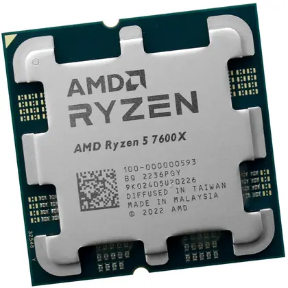 Процессор AMD Ryzen 5 7600X 100-000000593 Ryzen 5, 6, 4.7, 32, OEM