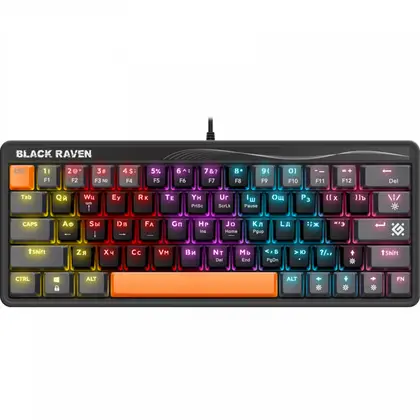 Клавиатура Defender Black Raven GK-417 Black 45417 Проводная, USB