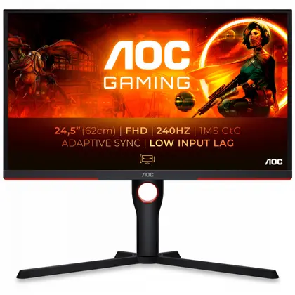 Монитор AOC 25G3ZM/BK 24.5 ", VA, Full HD 1920x1080 (16:9), 240 Гц