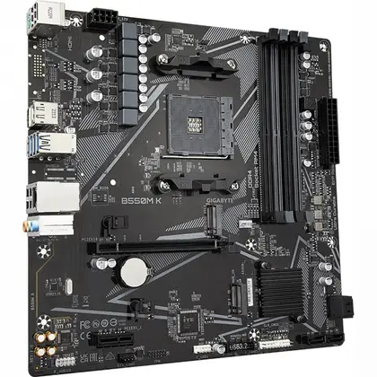 Материнская плата Gigabyte B550M K Micro-ATX, AMD AM4