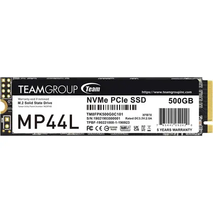 Жесткий диск Team Group MP44L TM8FPK500G0C101 SSD (твердотельные), 500 ГБ, M.2, PCIe
