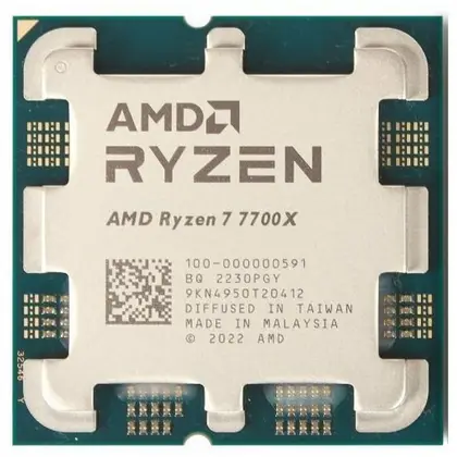 Процессор AMD Ryzen 7 7700X 100-000000591 Ryzen 7, 8, 4.5, 32, OEM