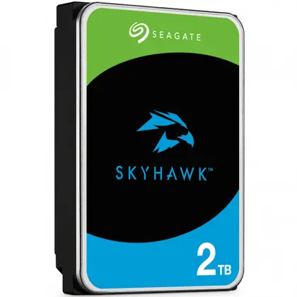 Жесткий диск Seagate SkyHawk ST2000VX017 HDD (классические), 2 ТБ, 3.5 дюйма, SATA