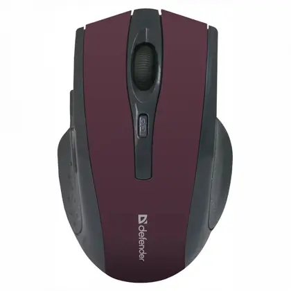 Мышь Defender MM-665 красный 52668 Бюджетные, Беспроводная