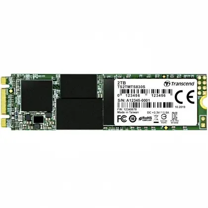 Жесткий диск Transcend 830S 2048GB M.2 TS2TMTS830S SSD (твердотельные), 2 ТБ, M.2, SATA