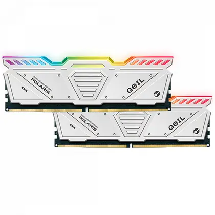 ОЗУ Geil POLARIS RGB White GOSW532GB5600C46DC DIMM, DDR5, 32 Гб (2 х 16 Гб), 5600 МГц