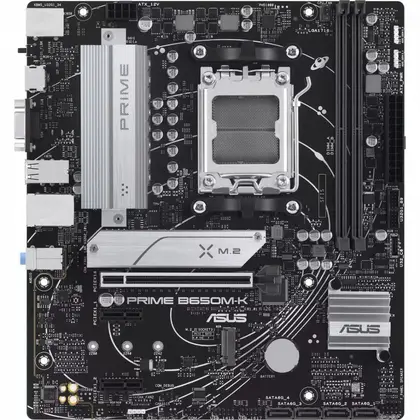 Материнская плата Asus PRIME B650M-K 90MB1F60-M0EAY0 Micro-ATX, AMD AM5