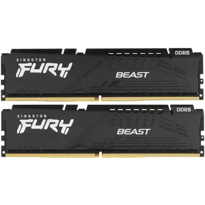 ОЗУ Kingston Fury Beast KF560C36BBEK2-64 DIMM, DDR5, 64 Гб (2 х 32 Гб), 6000 МГц