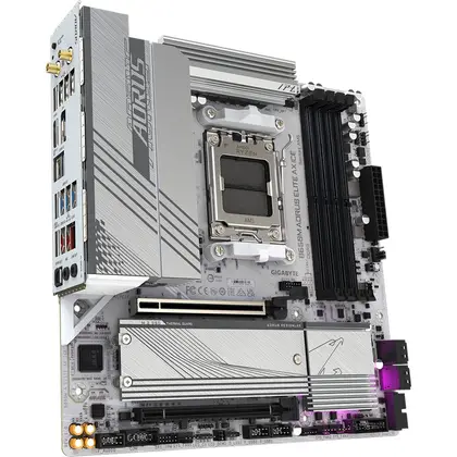 Материнская плата Gigabyte B650M Aorus Elite AX ICE B650M AORUS ELITE AX ICE R1.0 Micro-ATX, AMD AM5