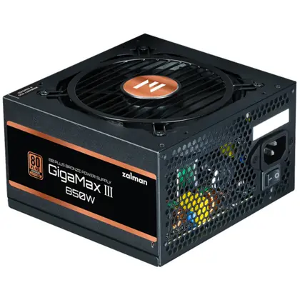Блок питания Zalman GigaMax III ZM850-GV3 850 Вт, 80+ Bronze