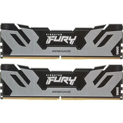 ОЗУ Kingston Fury Renegade Silver KF560C32RSK2-96 DIMM, DDR5, 96 Гб (2 x 48 Гб), 6000 МГц