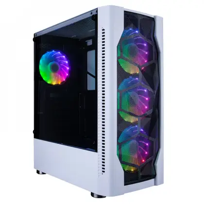 Корпус 1STPLAYER DK D4 Белый D4-WH-1F5MW-3F5SW Mid-Tower