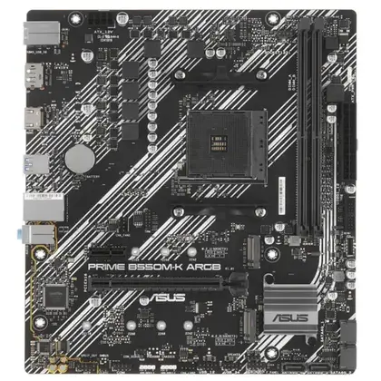 Материнская плата Asus PRIME B550M-K ARGB Micro-ATX, AMD AM4