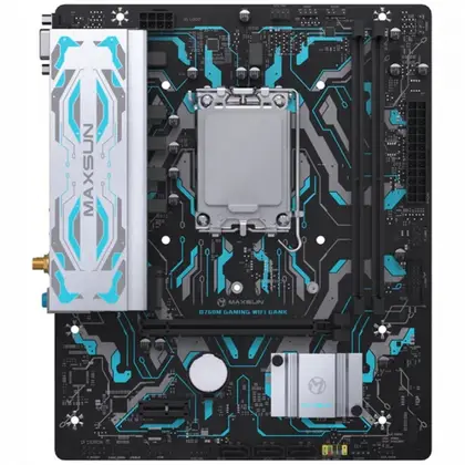 Материнская плата Maxsun B760M GAMING WIFI GANK MS-B760M GAMING WIFI GANK Micro-ATX, LGA 1700