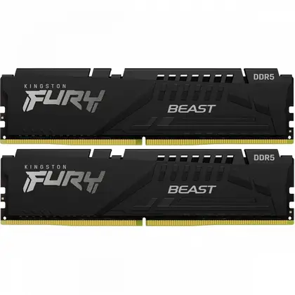 ОЗУ Kingston Fury Beast KF564C32BBEK2-64 DIMM, DDR5, 64 Гб (2 х 32 Гб), 6400 МГц