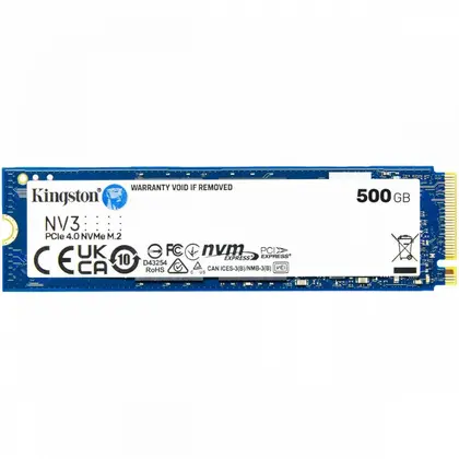 Жесткий диск Kingston NV3 SNV3S/500G SSD (твердотельные), 500 ГБ, M.2, PCIe