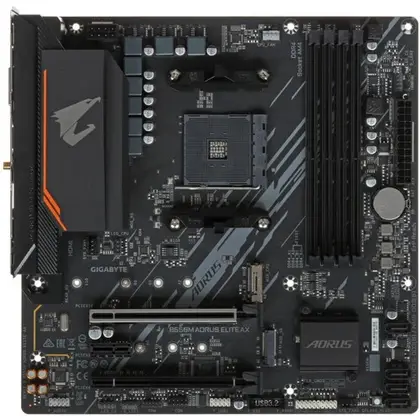Материнская плата Gigabyte B550M AORUS ELITE AX Micro-ATX, AMD AM4