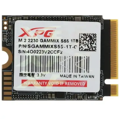 Жесткий диск ADATA XPG GAMMIX S55 SGAMMIXS55-1T-C SSD (твердотельные), 1 ТБ, M.2, PCIe