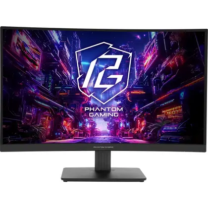 Монитор ASRock Phantom Gaming PG27QRT1B 27 ", VA, Quad HD 2560x1440 (16:9), 180 Гц