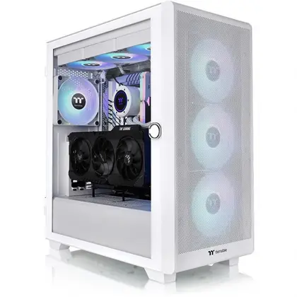 Корпус Thermaltake S250 TG ARGB Snow CA-1Y6-00M6WN-00 Mid-Tower