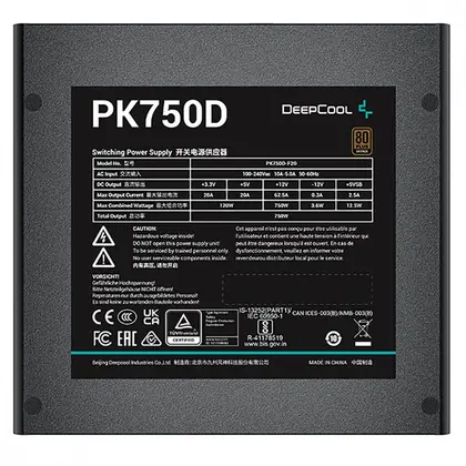 Блок питания GamerStorm PK750D R-PK750D-FA0B-WGEU 750 Вт