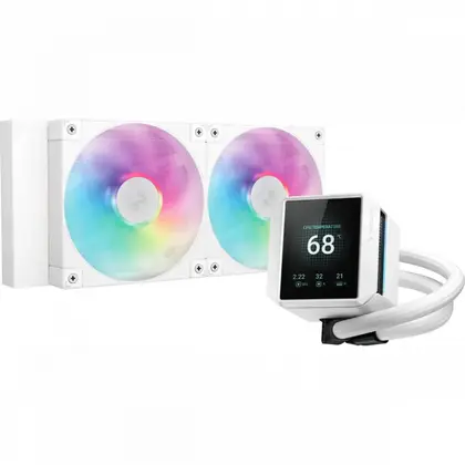 Система охлаждения Deepcool MYSTIQUE 240 WH ARGB R-LX240-WHDSNMCP-G-1 Для процессора