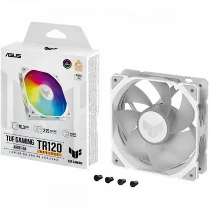 Система охлаждения Asus TUF GAMING TR120 ARGB REVERSE WHITE Для системного блока
