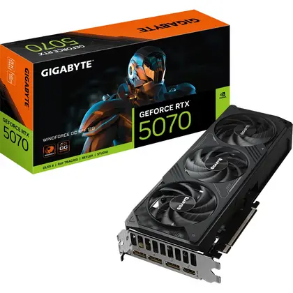 Видеокарта Gigabyte RTX5070 WINDFORCE OC SFF 12G GV-N5070WF3OC-12GD 12 ГБ