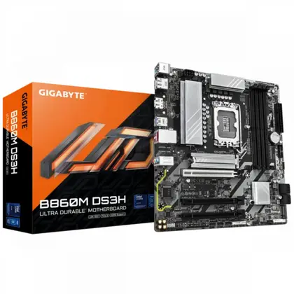 Материнская плата Gigabyte B860M DS3H B860M DS3H 1.0 Micro-ATX, LGA 1851