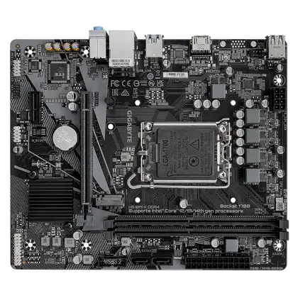Материнская плата Gigabyte H610M K DDR4 rev. 2.0 Micro-ATX, LGA 1700