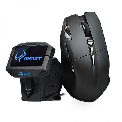 Мышь Gigabyte Aivia Uranium, Black GM-URANIUM Игровые, Беспроводная