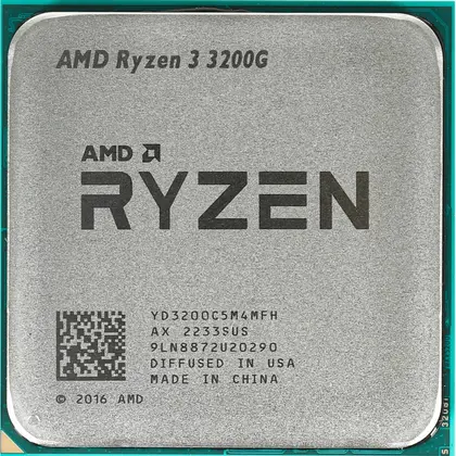 Процессор AMD Ryzen 3 3200G YD3200C5M4MFH OEM 3.6 ГГц, 4 МБ, OEM