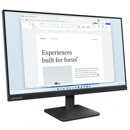 Монитор Lenovo L24-4e 68C2KAC1EU 23.8 ", IPS, Full HD 1920x1080 (16:9), 100 Гц