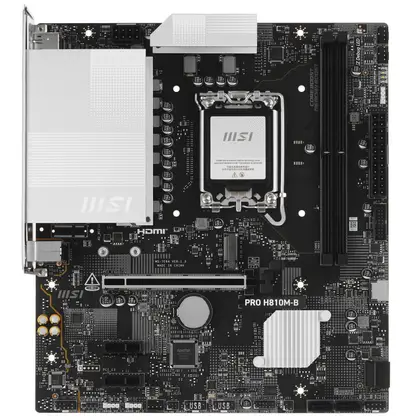 Материнская плата MSI PRO H810M-B Micro-ATX, LGA 1851
