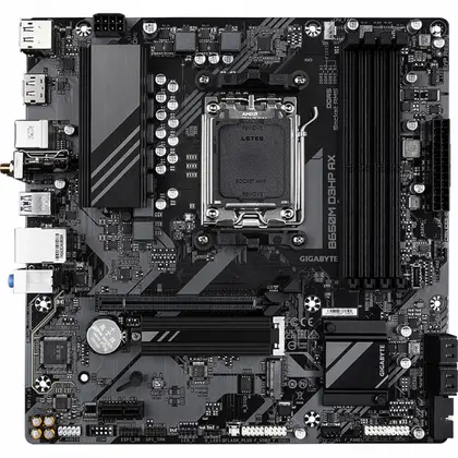 Материнская плата Gigabyte B650M D3HP AX (REV1.3) Micro-ATX, AMD AM5