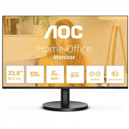 Монитор AOC 24B3QA2 24B3QA2/01 23.8 ", IPS, Full HD 1920x1080 (16:9), 120 Гц