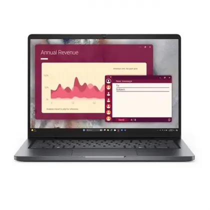 Ноутбук Dell Pro 14 PC14250 210-BQHF 14 ", WUXGA 1920x1200 (16:10), Intel, Core Ultra 7, 16 Гб, 1 ТБ, Intel Graphics, Windows 11 Pro