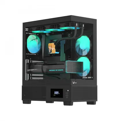 Корпус Formula Crystal E1 Floe Black Mid-Tower